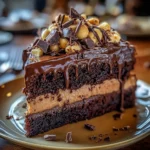 Chocolate Peanut Butter Ooey Gooey Cake