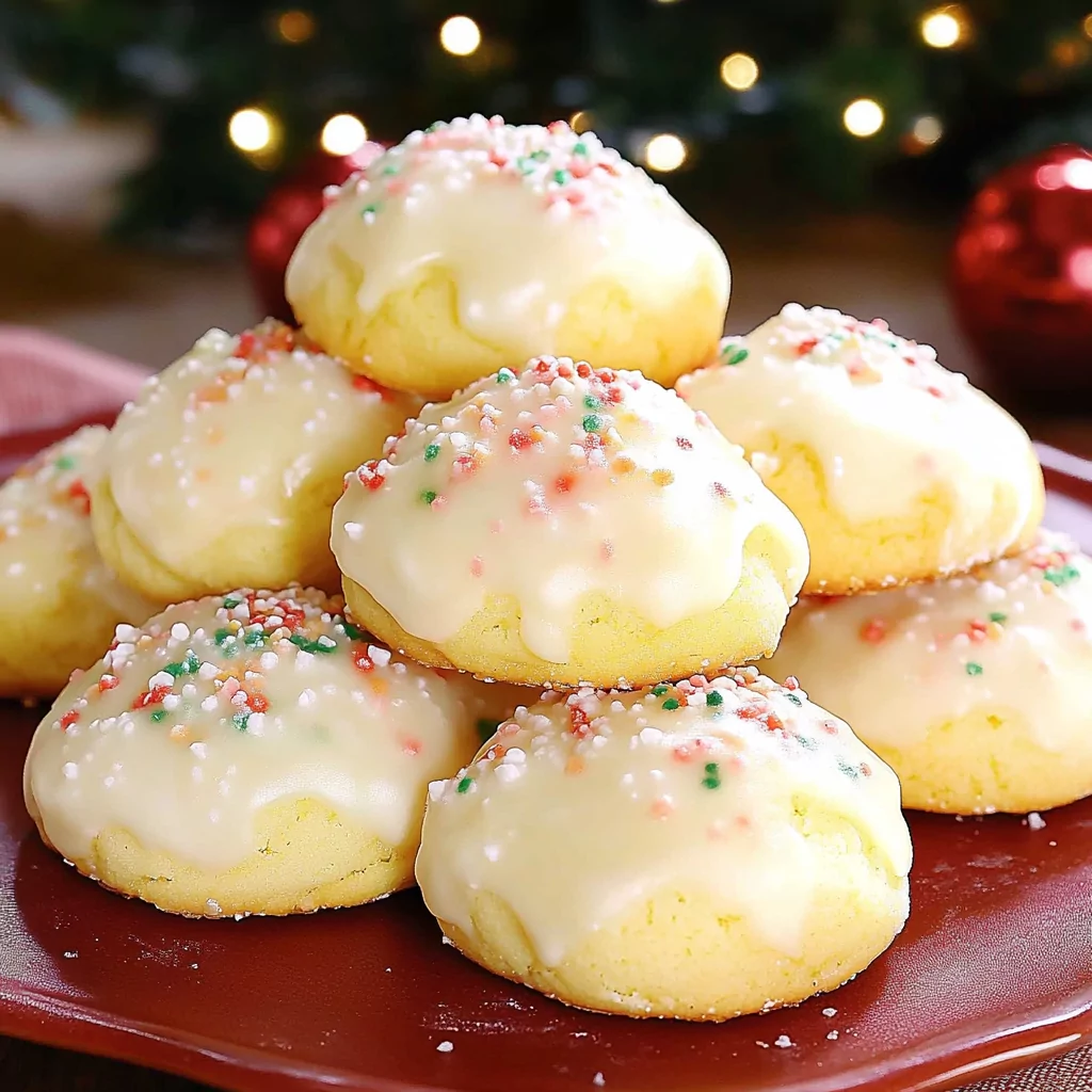 Italian Lemon Drop Cookies