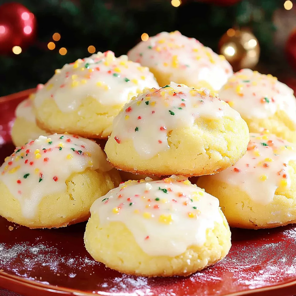 Italian Lemon Drop Cookies