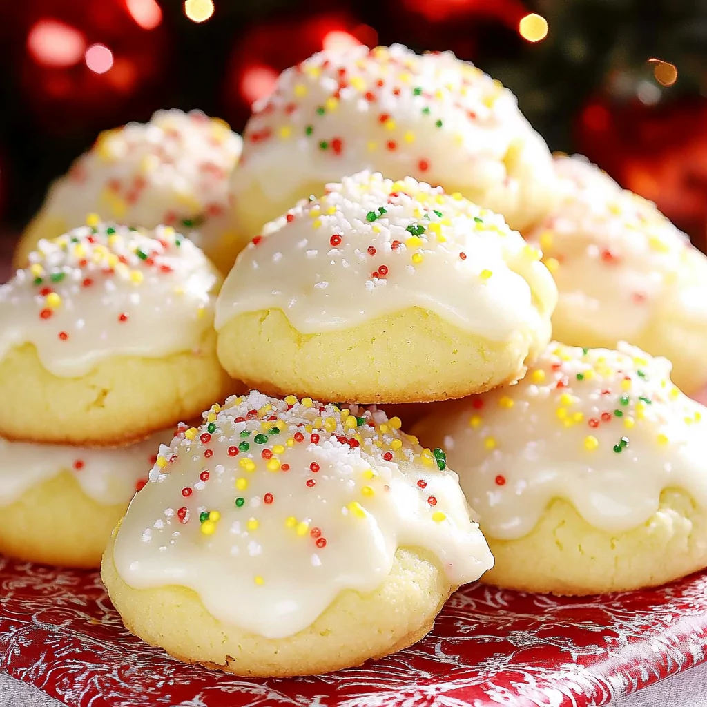 Italian Lemon Drop Cookies