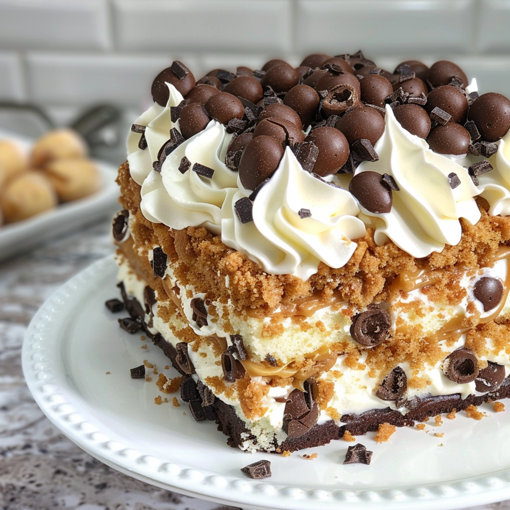 Layered Cannoli Cake