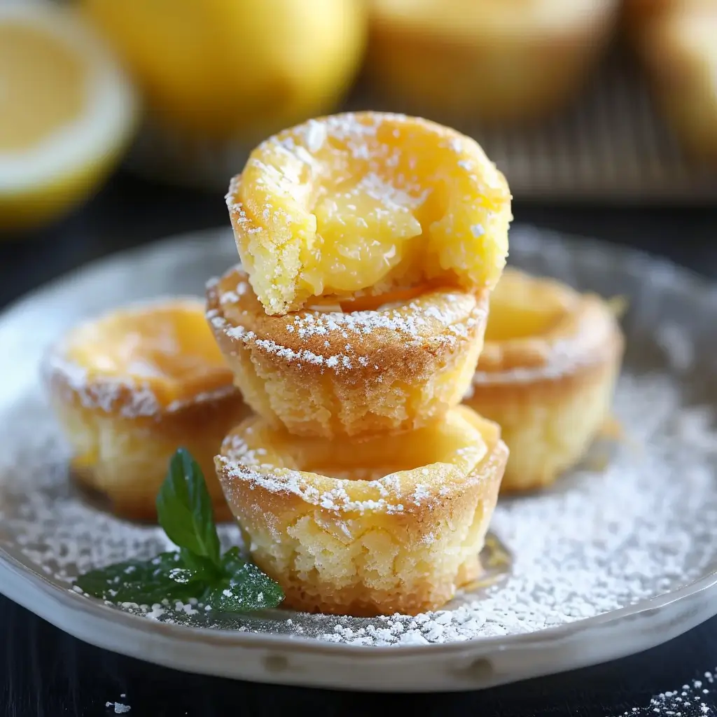 Lemon Bar Cookie Cups