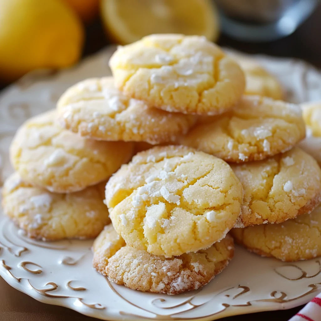 Lemon Pound Cake Cookies