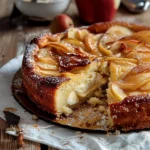 Maple Apple Ricotta Cake