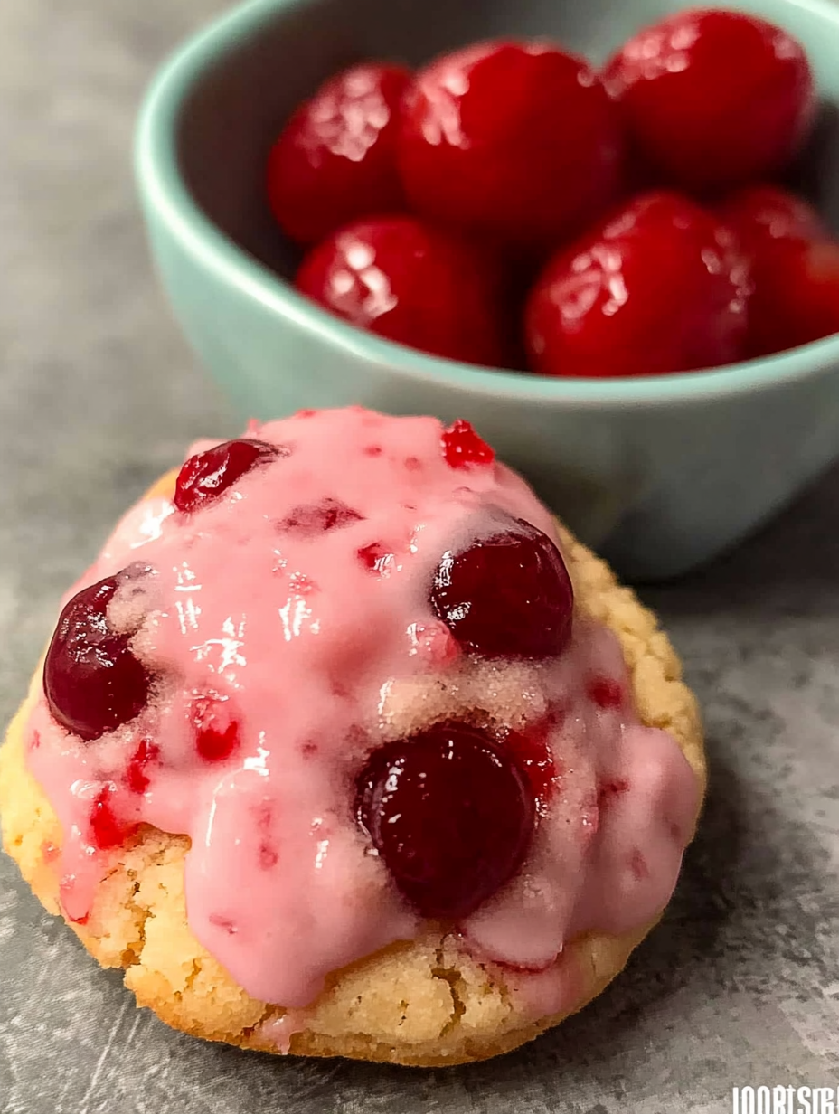 Maraschino Cherry Cookie