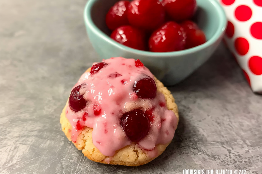 Maraschino Cherry Cookie