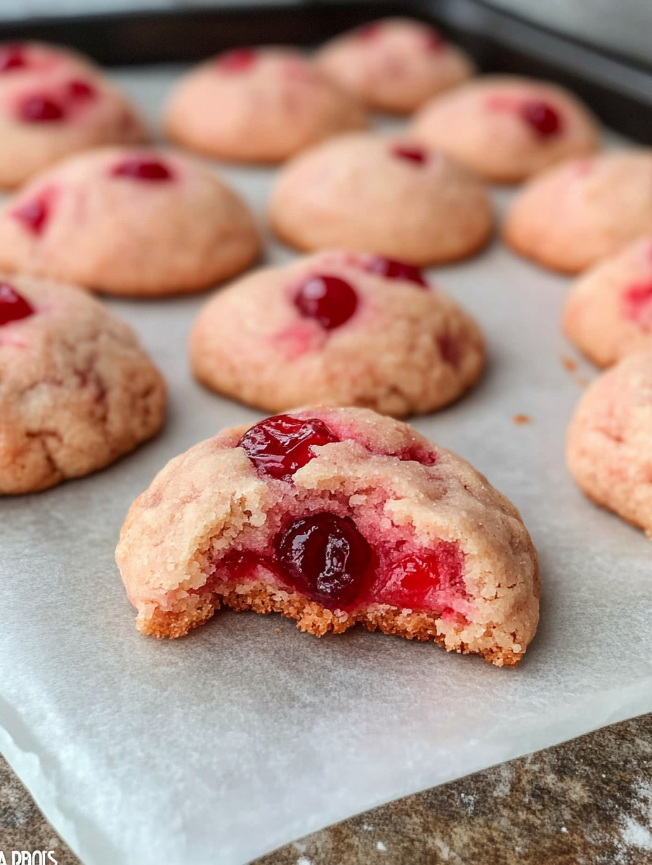 Maraschino Cherry Cookie