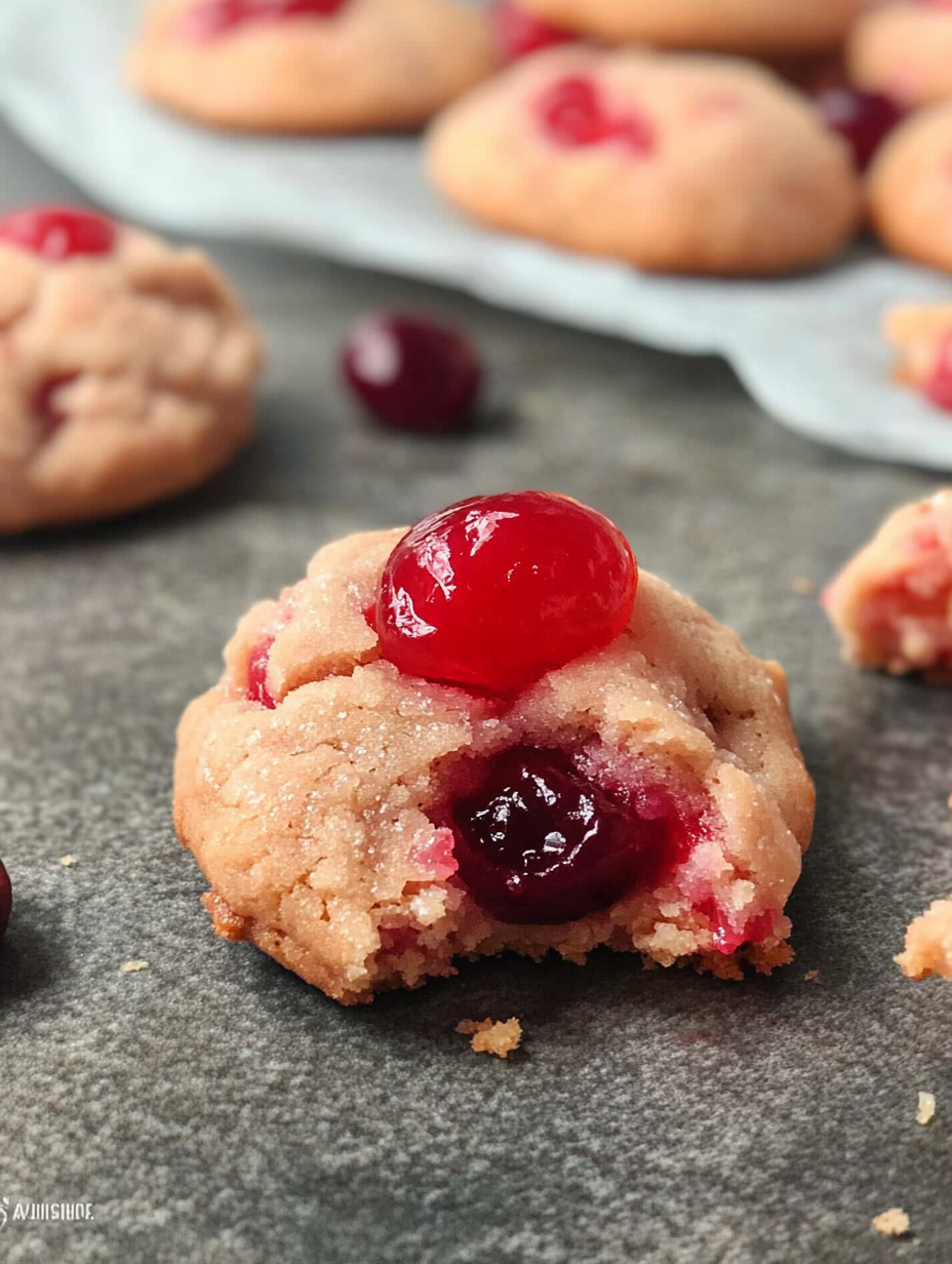 Maraschino Cherry Cookie