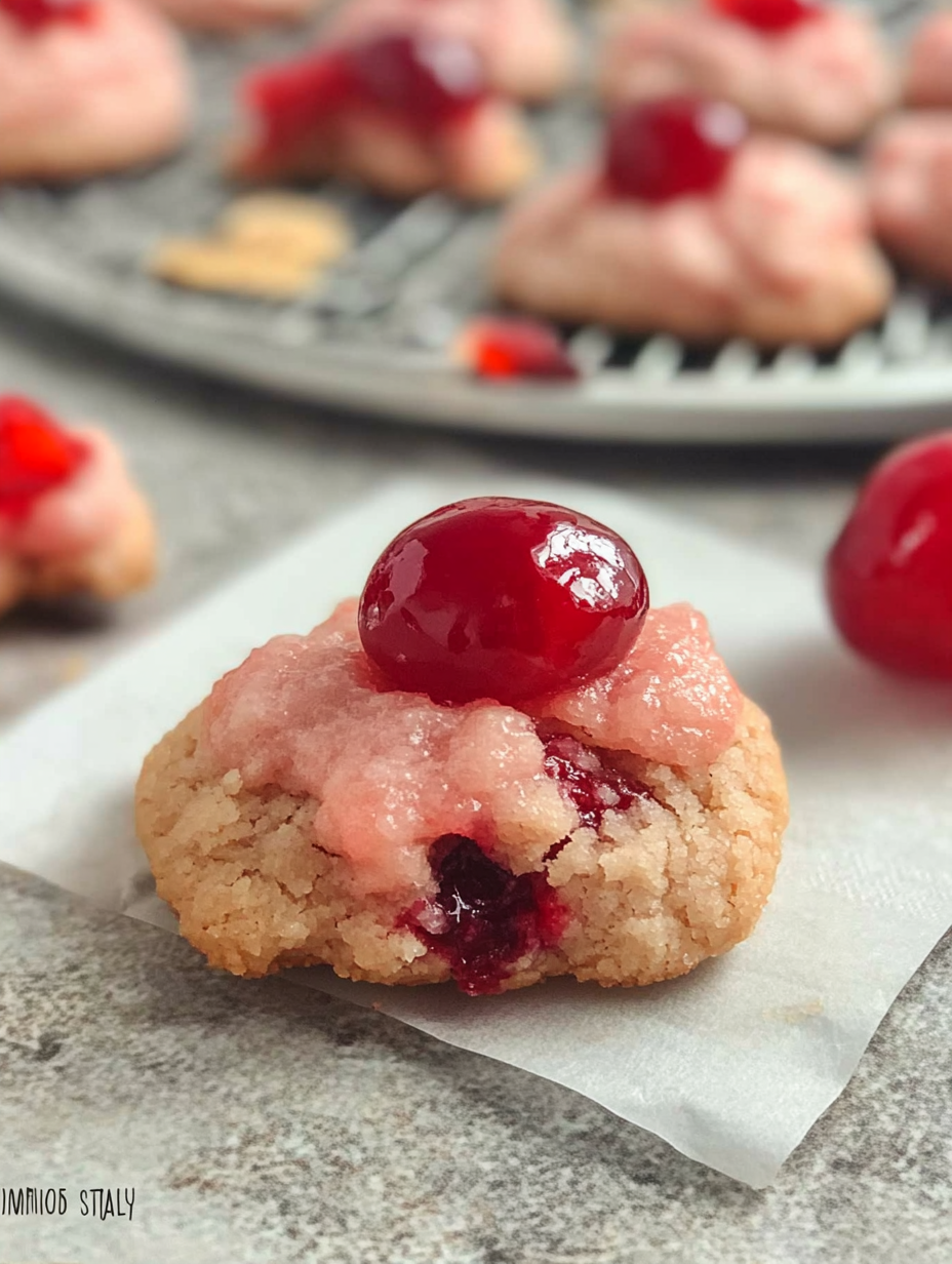 Maraschino Cherry Cookie