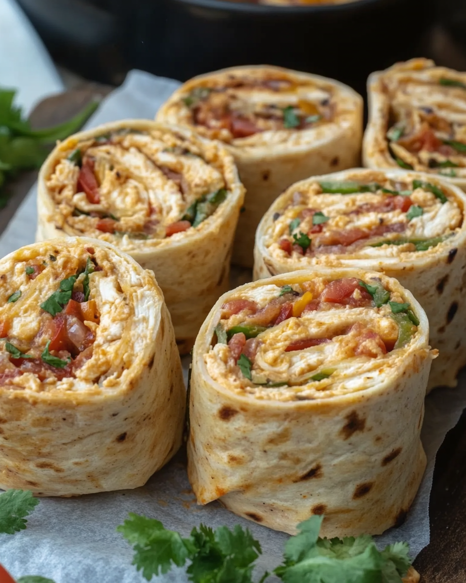 Mexican Chicken Pinwheels