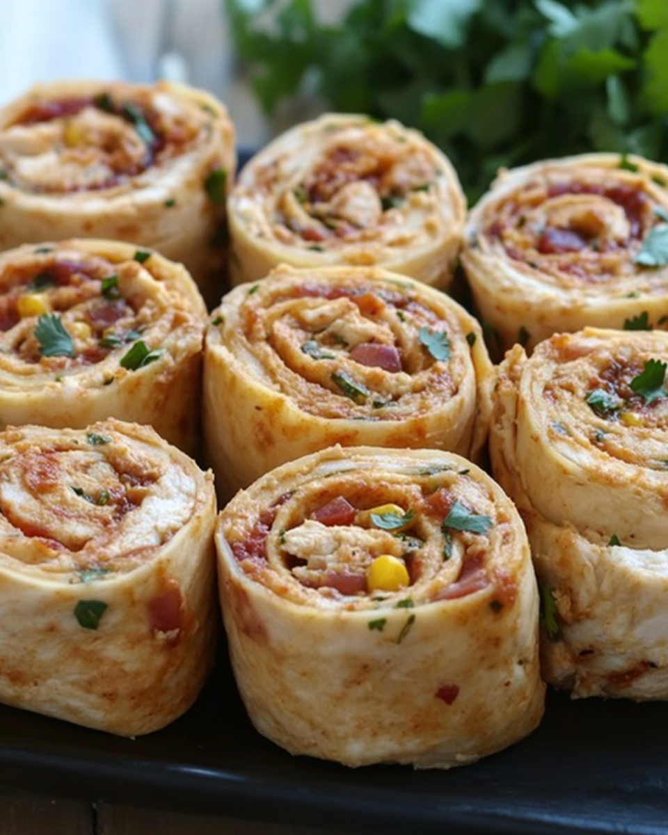 Mexican Chicken Pinwheels