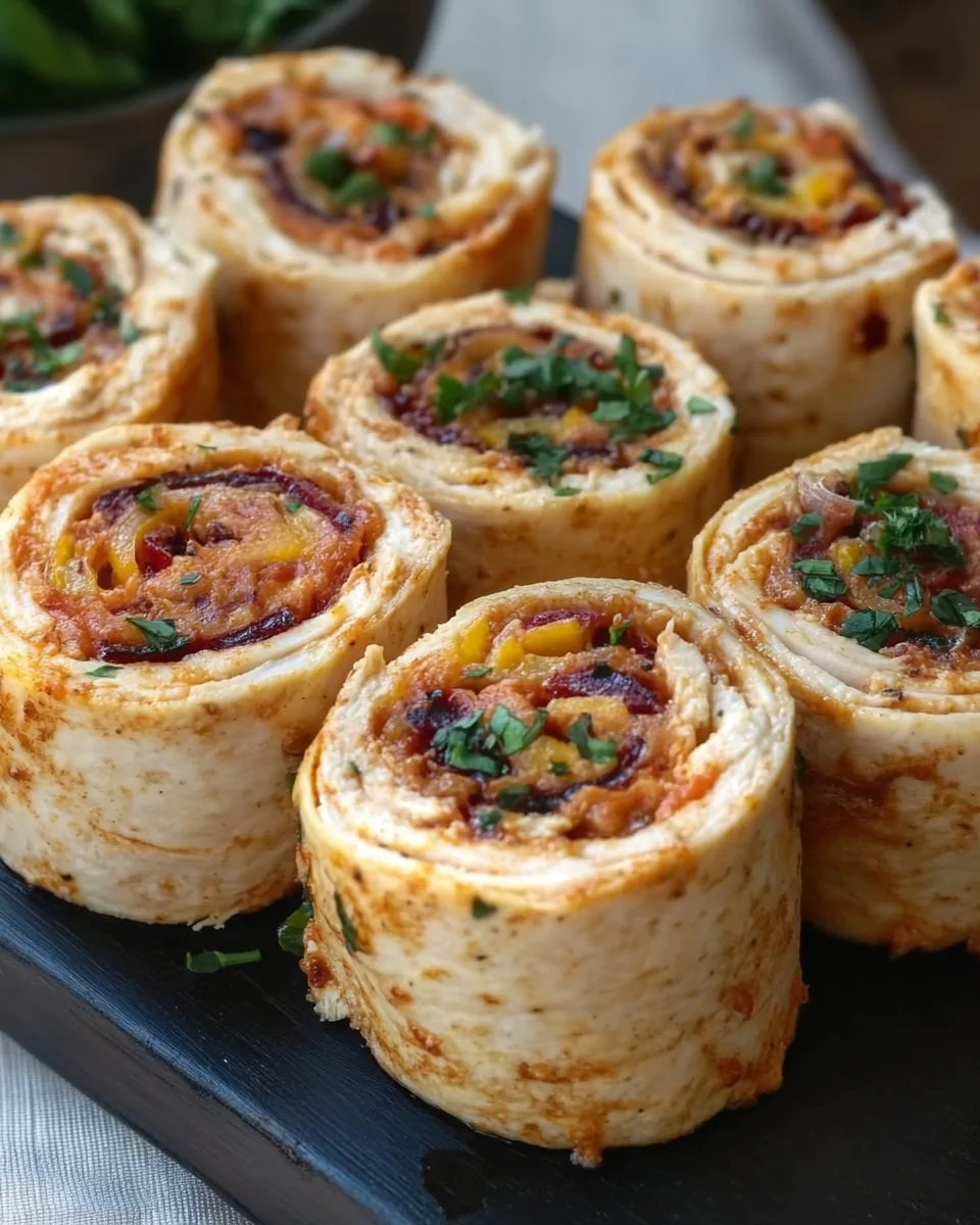 Mexican Chicken Pinwheels