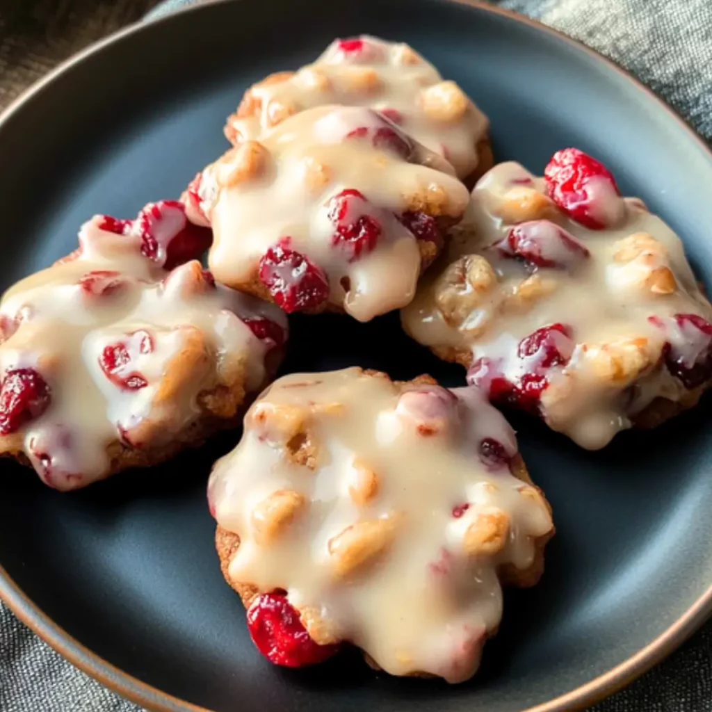 No-Bake Cranberry Pecan Cookies