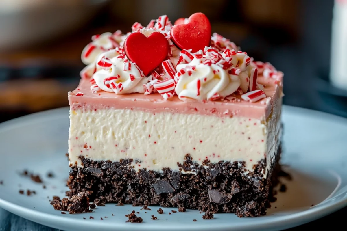 No Bake Peppermint Oreo Cheesecake