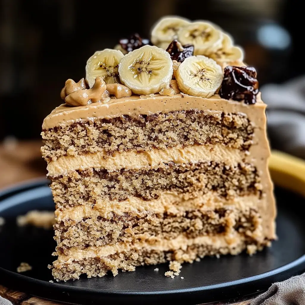 Peanut Butter Banana Cake