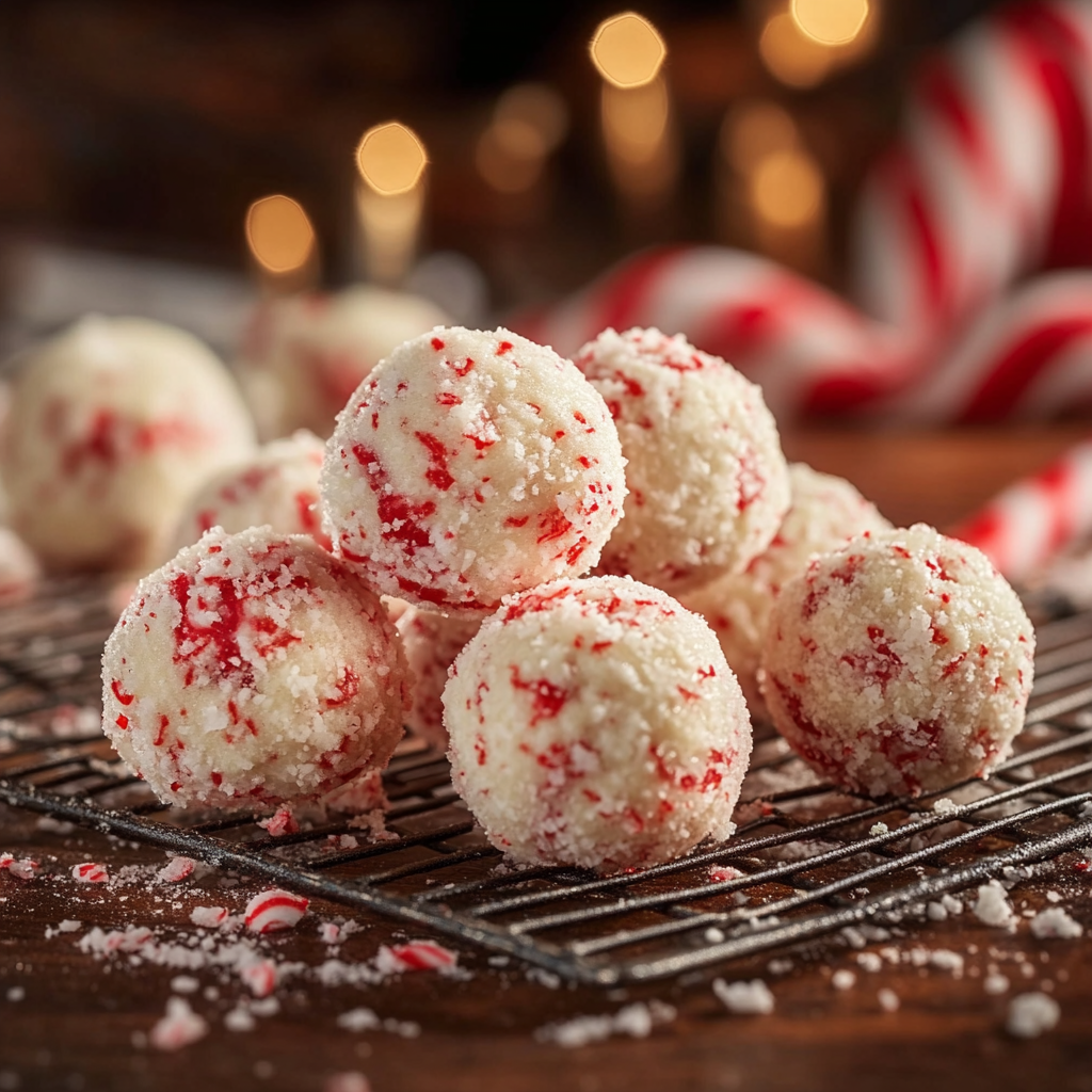 Peppermint Crunch Balls