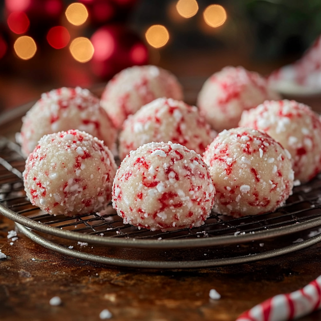 Peppermint Crunch Balls