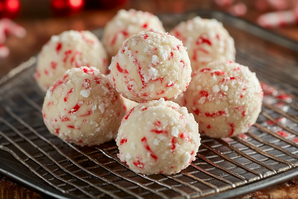 Peppermint Crunch Balls