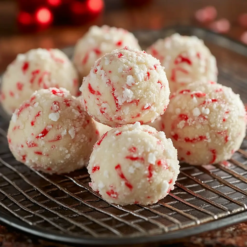 Peppermint Crunch Balls