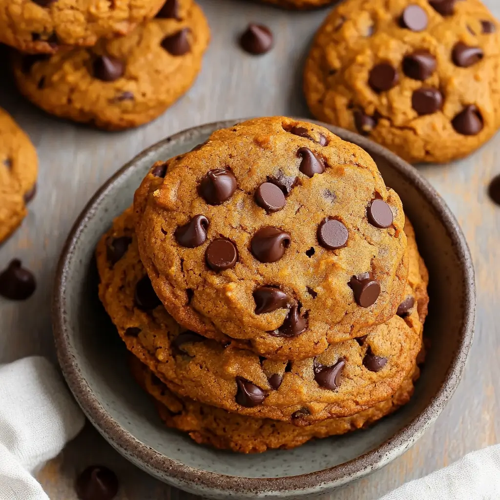 Pumpkin Chocolate Chip Cookies