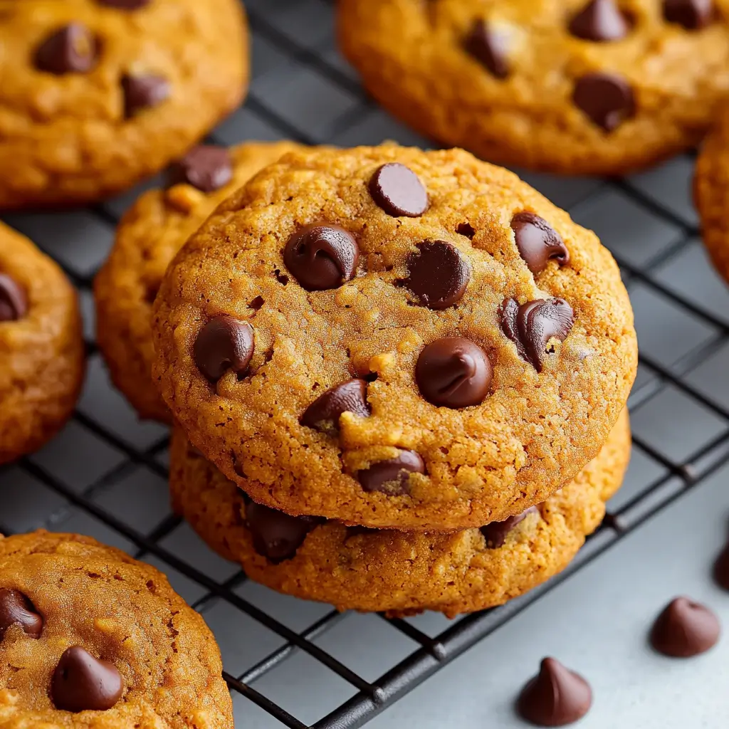 Pumpkin Chocolate Chip Cookies 