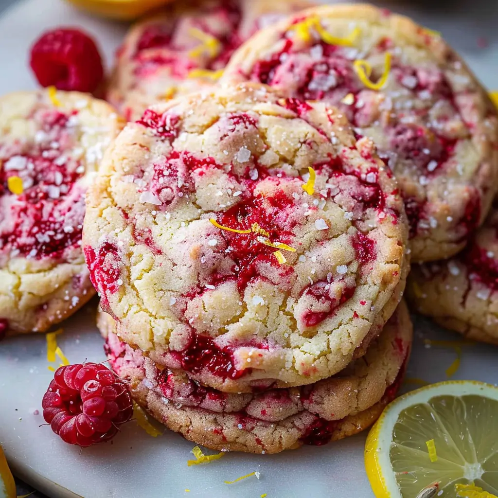 Raspberry Lemonade Cookies