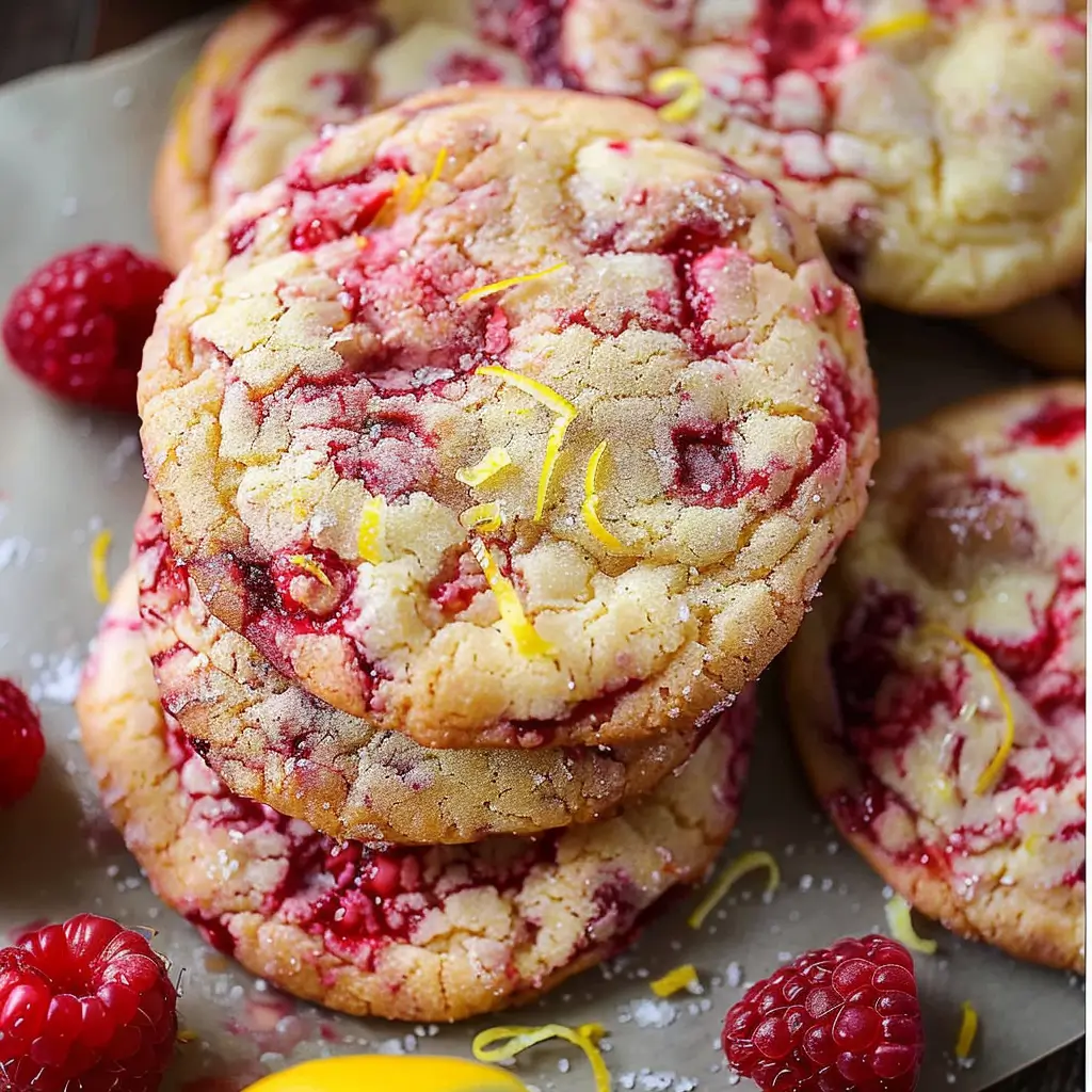 Raspberry Lemonade Cookies