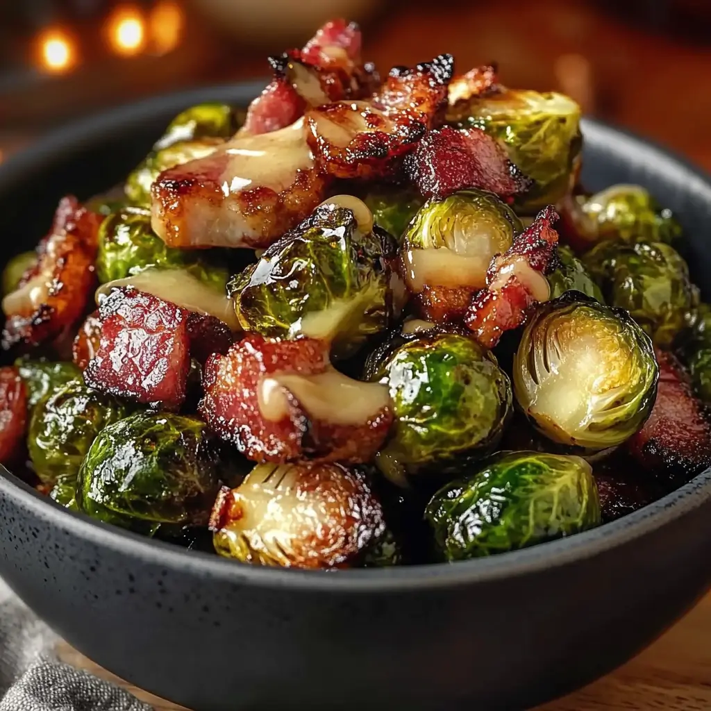 Roasted Brussels Sprouts with Bacon