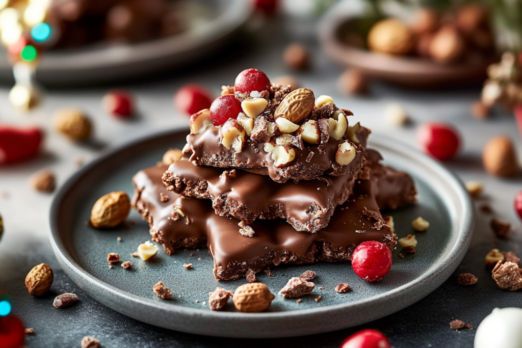 Rocky Road Peanut Clusters