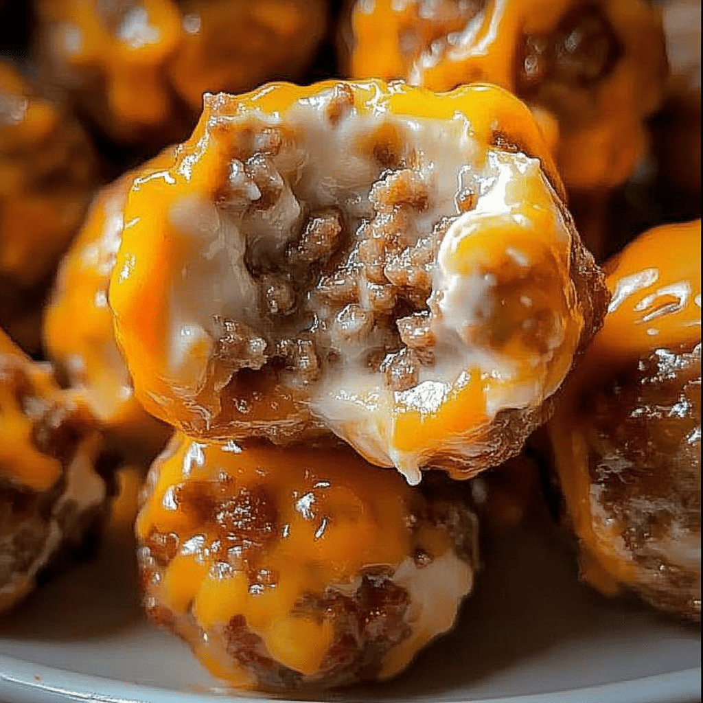 Rotel Cream Cheese Sausage Balls