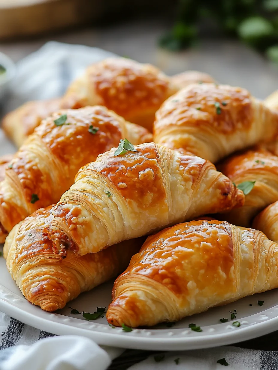 Rotel Sausage and Cream Cheese Crescents