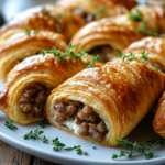 Rotel Sausage and Cream Cheese Crescents