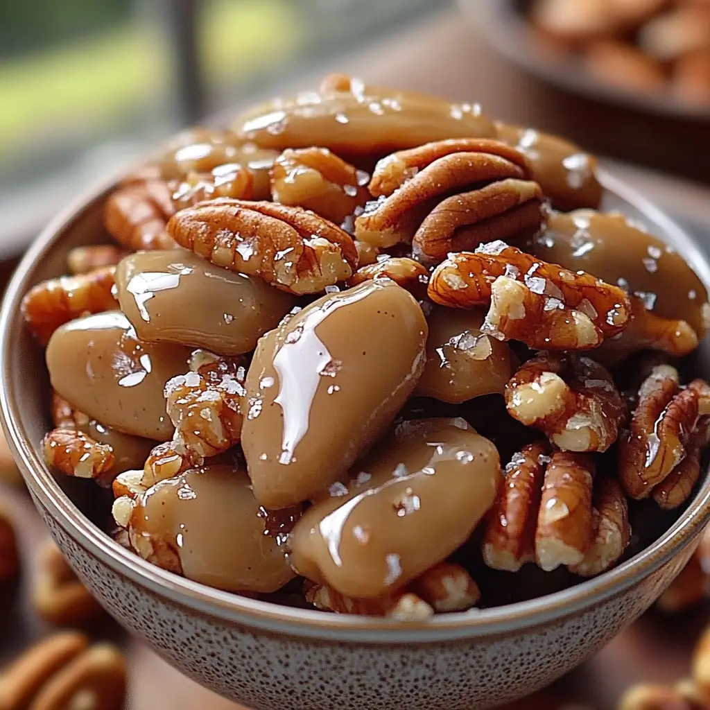 Sea Salted Praline Pecan Clusters