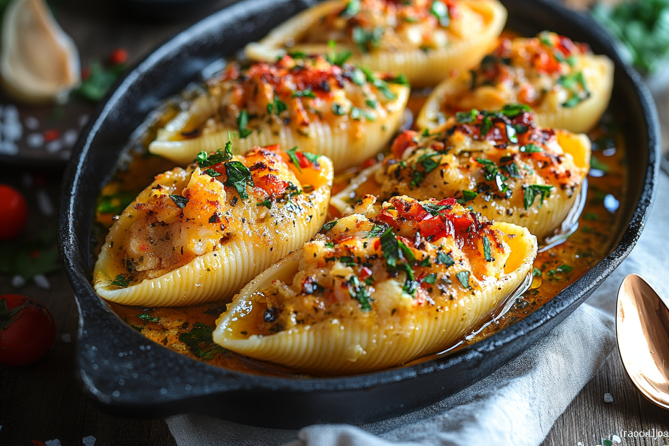 Seafood Stuffed Shells