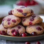 Sparkling Sugarplum Cranberry Cookies