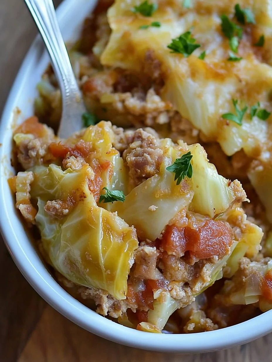 Stuffed Cabbage Casserole