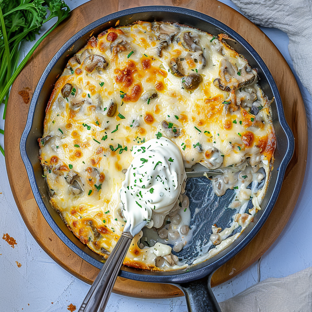 Stuffed Mushroom Dip