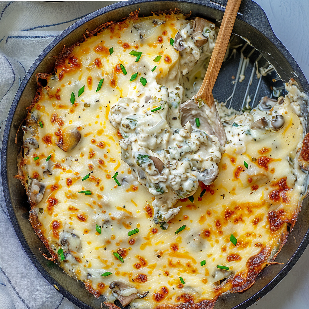 Stuffed Mushroom Dip