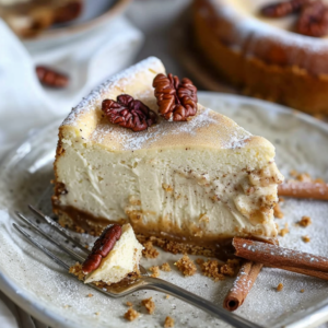 Vanilla Bean Brown Butter Cheesecake