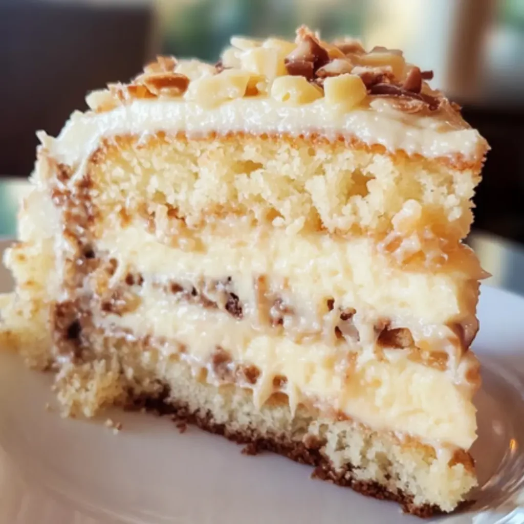 White German Chocolate Cake