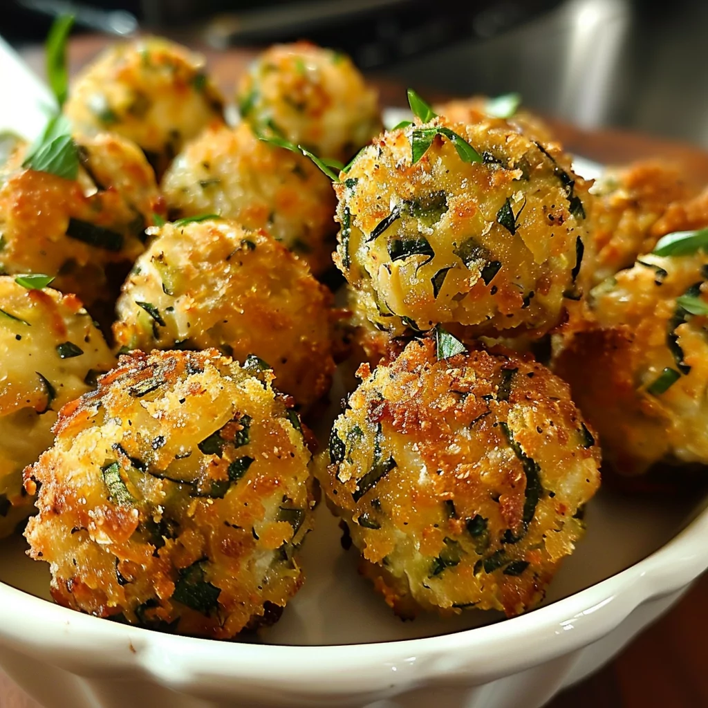 Zucchini Garlic Bites