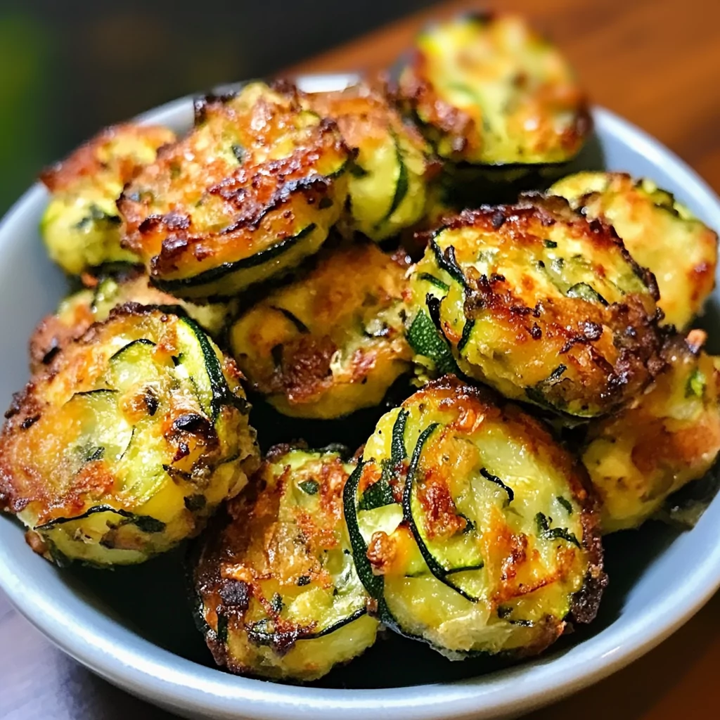 Zucchini Garlic Bites