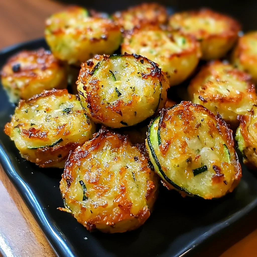 Zucchini Garlic Bites