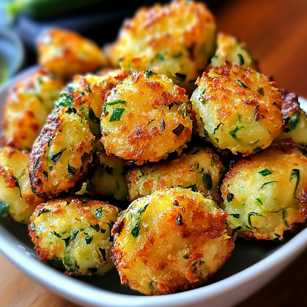 Zucchini Garlic Bites