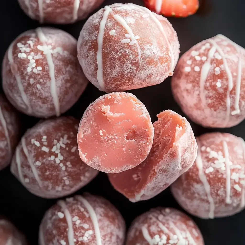 strawberry truffles