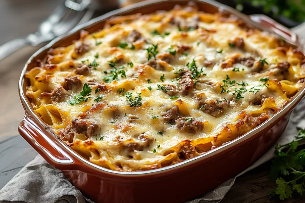 Beef Lombardi Casserole