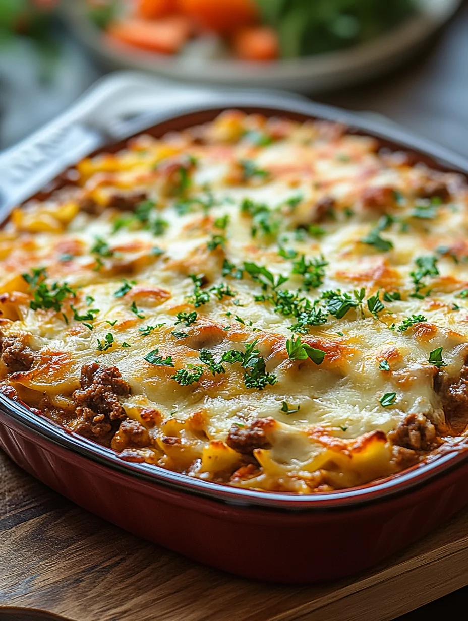 Beef Lombardi Casserole