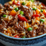 Beef and Pepper Rice Bowl