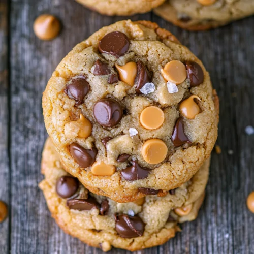 Butterscotch Chocolate Chip Cookies with Sea Salt