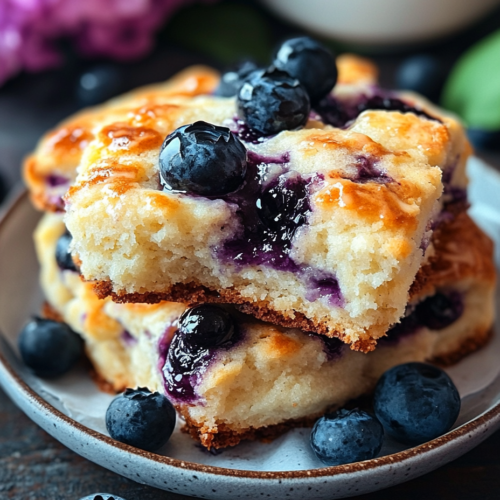 Blueberry Butter Swim Biscuits